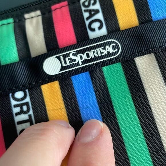 LeSportSac Striped Taylor Zip Around Wallet - Picture 8 of 8